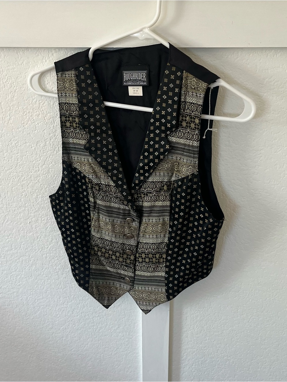 Vintage Roughrider Women's Small Western Vest